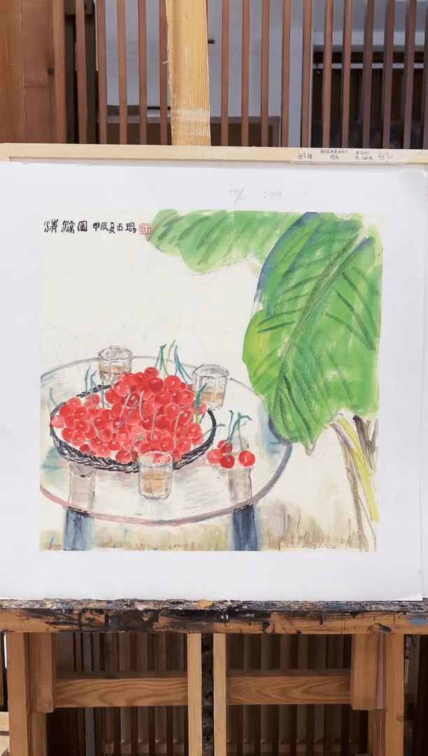 【闪购商品】绘画限量作品亲签盖章版画S