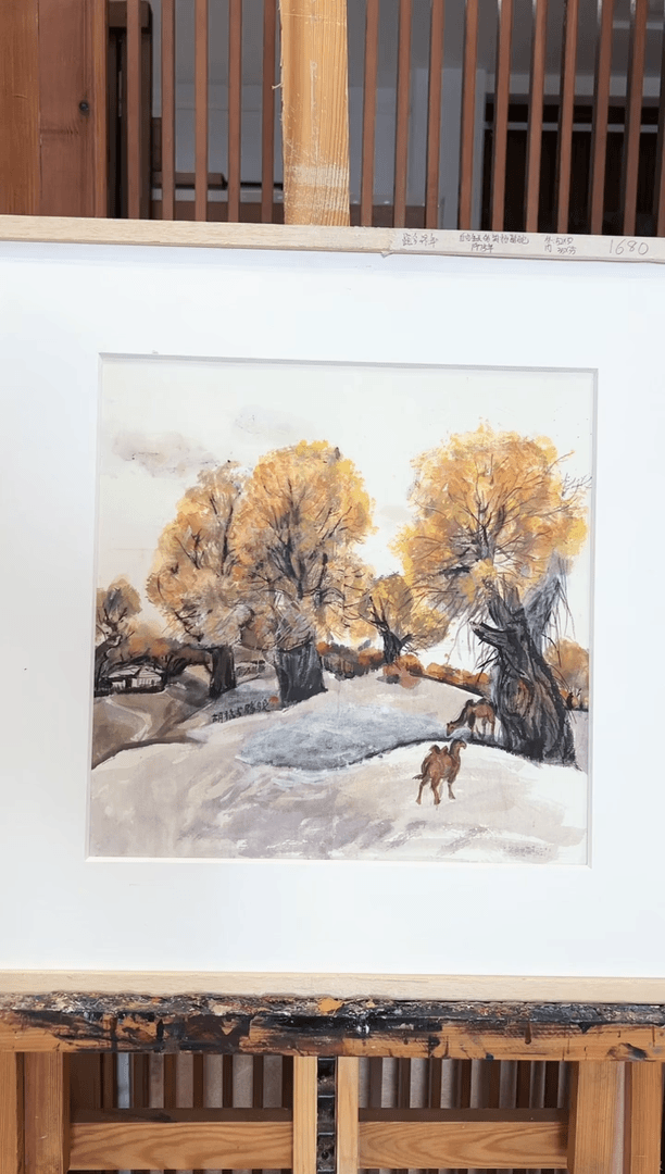 【闪购商品】绘画限量作品亲签盖章版画S