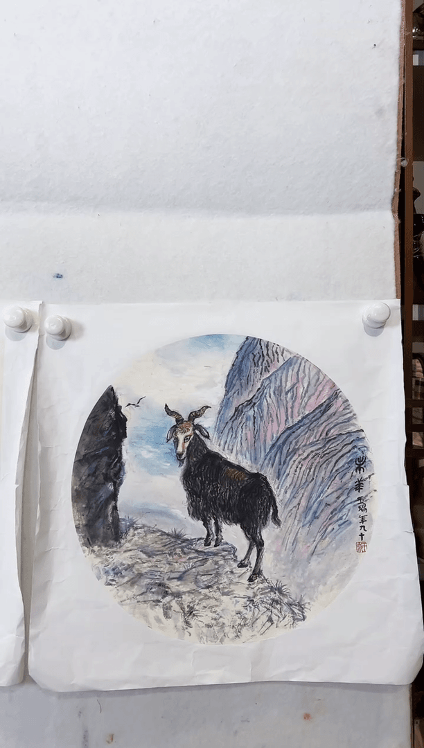 【闪购商品】绘画限量作品亲签盖章版画S