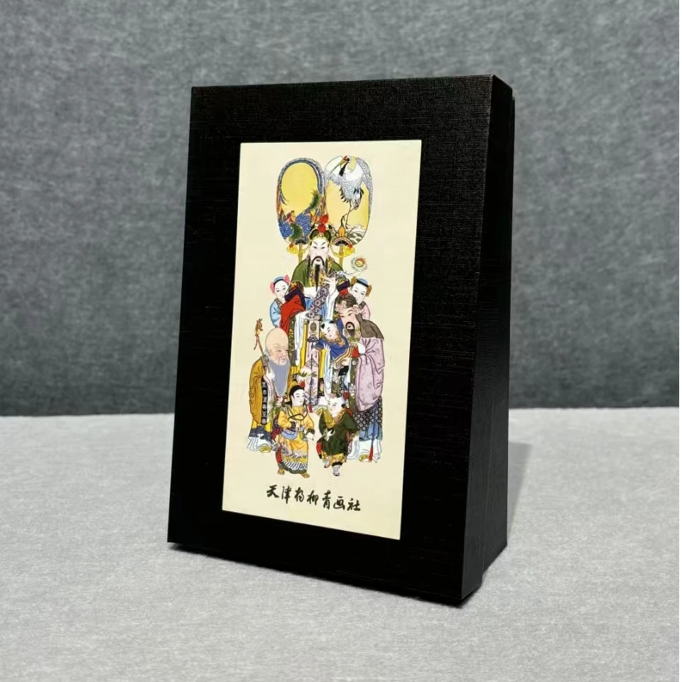 立体纸雕周历 福禄寿三星仕女游春杨柳青艺术日历创意礼品