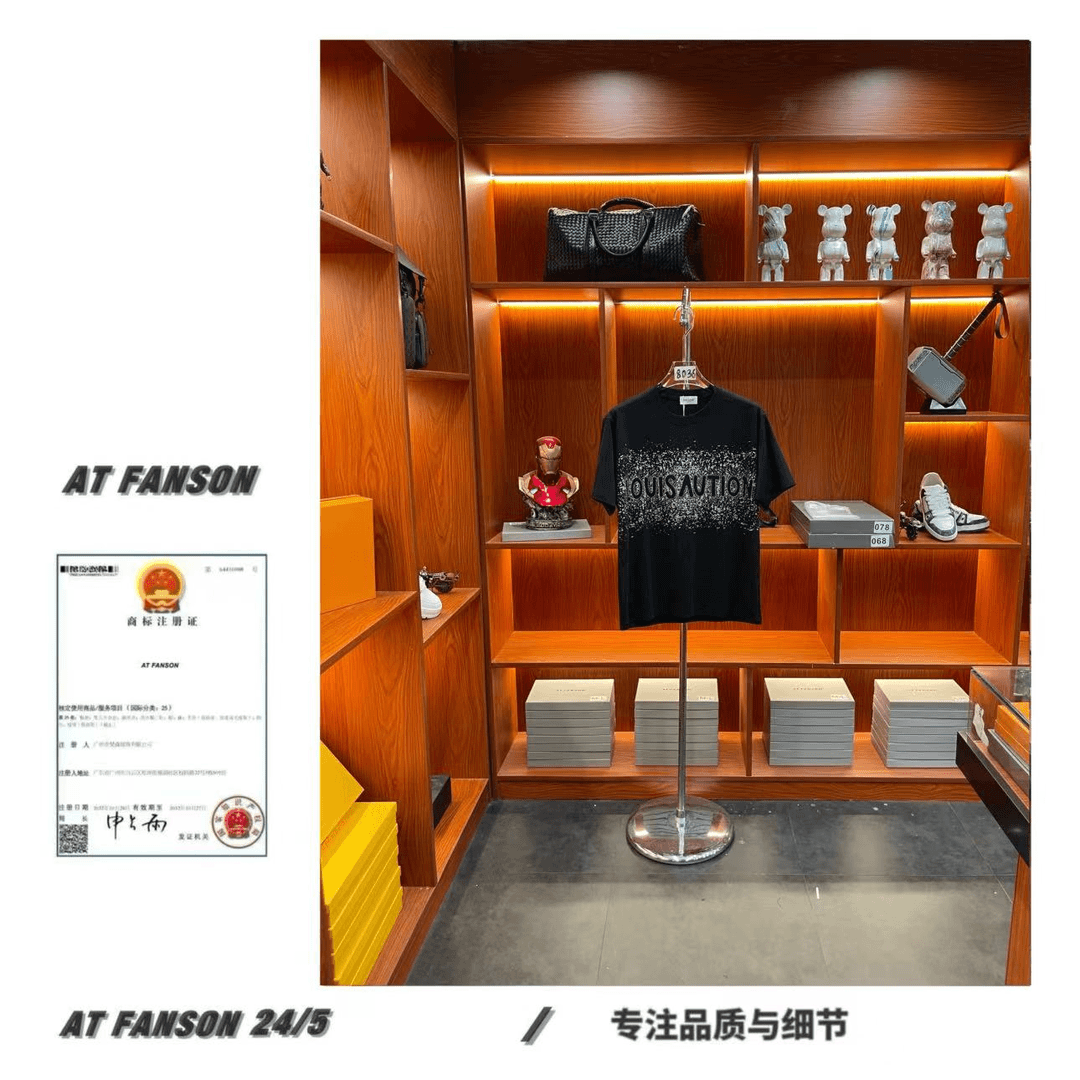 ATFANSON【字母镶钻】Q2029#199夏季新款时尚休闲圆领轻奢情侣短袖