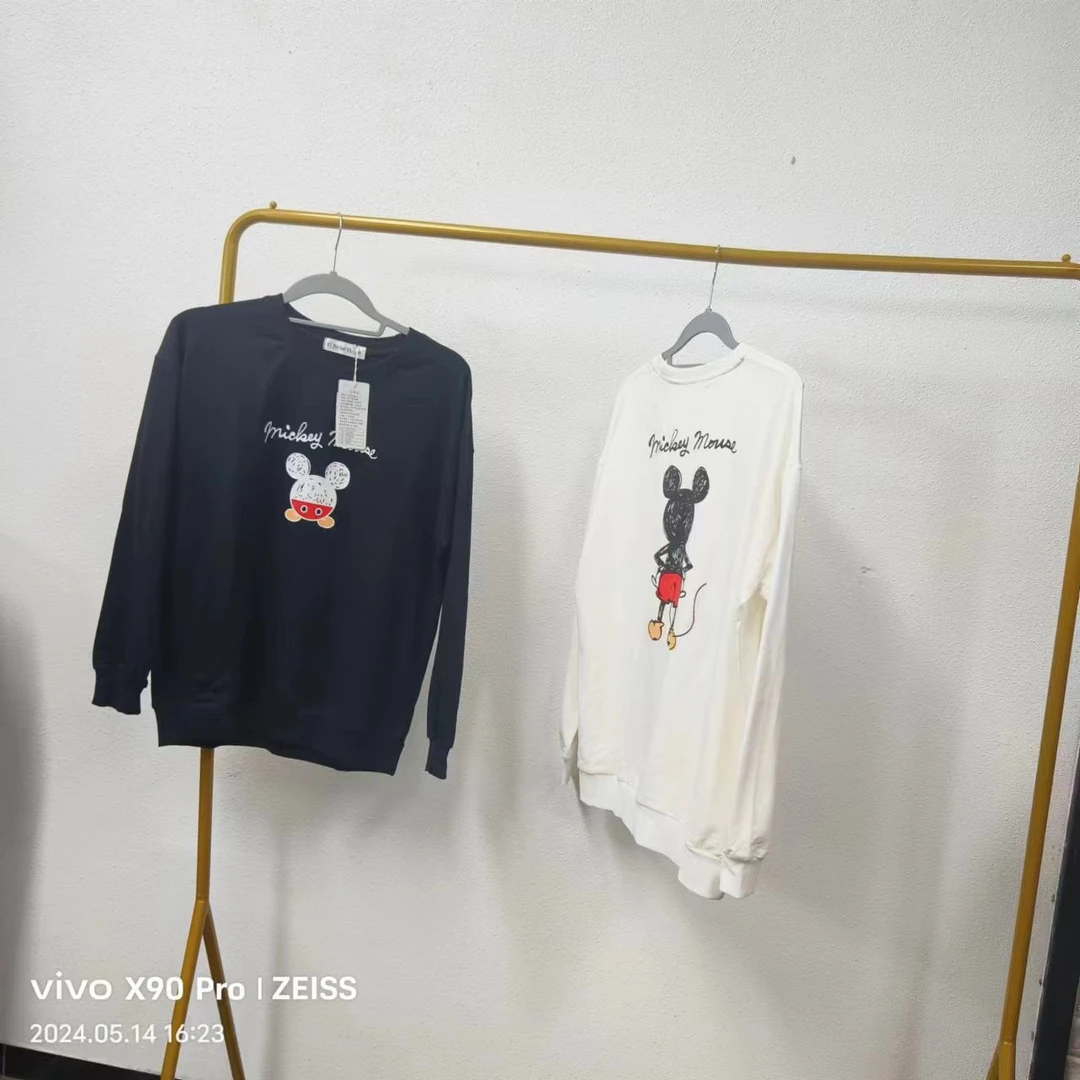 品牌剪标  7仓F2-2-5119  小老鼠图长袖卫衣