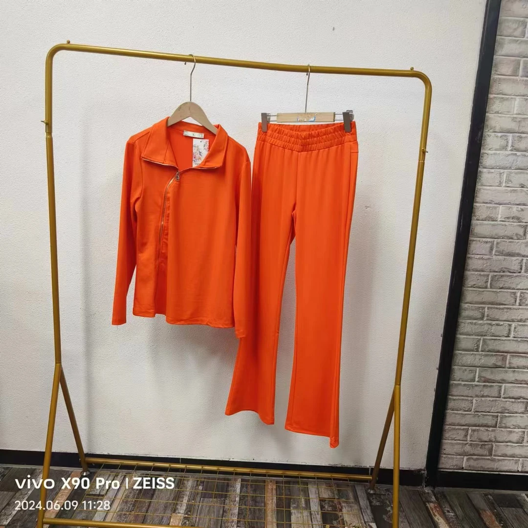 品牌剪标  7仓J1-5-5312款  桔色套装