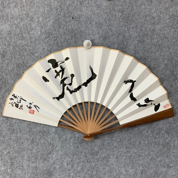 心宽-10寸15方折扇(默认粘好)-边老师亲笔