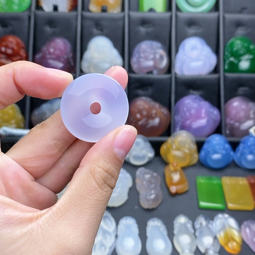【闪购商品】玛瑙/玉髓颈饰合金瘦*/