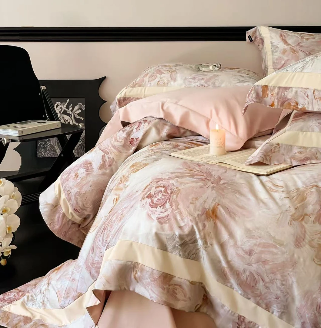 【直小妹】芳野仙踪系列-奶思磨毛高级感超细旦天丝棉磨毛四件套