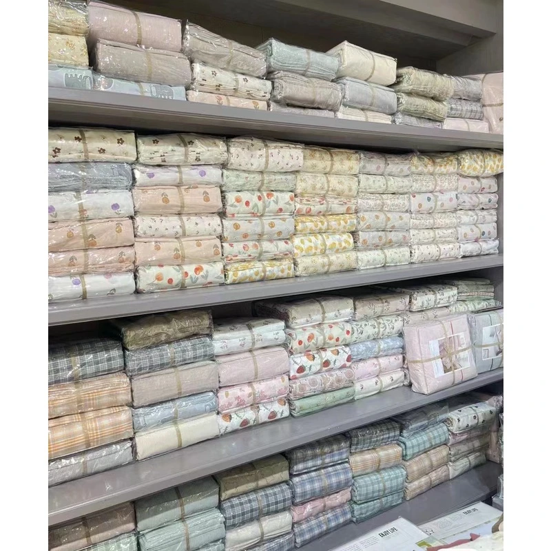 【直小妹】宝缦清杂四件套-孤磨毛四件套高端双面