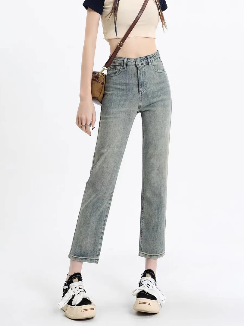 B1301-1400直播间下单非主图款一款一码女士休闲牛仔裤微瑕