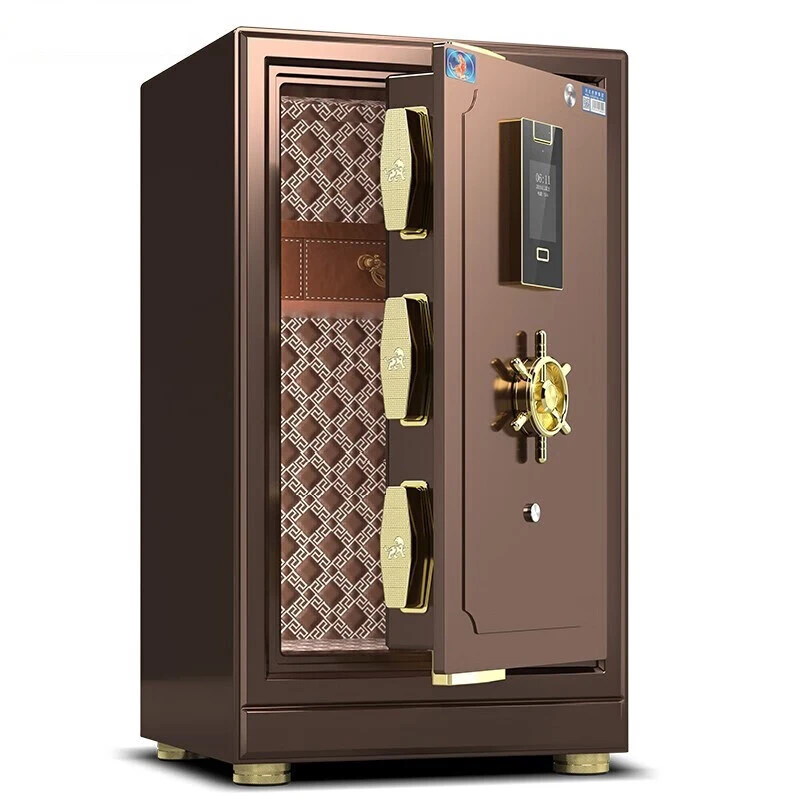 虎牌家用办公小型国标认证虹膜识别保险箱财务专用防盗柜领航S