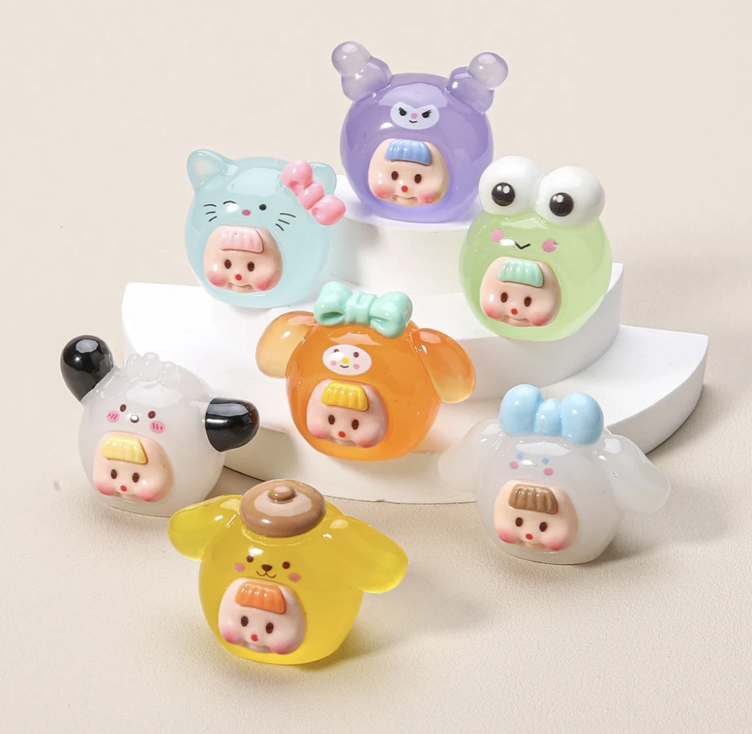 【直播拆-许愿+对对碰】大号丽鸥多妹树脂配件diy 奶油胶装饰配件