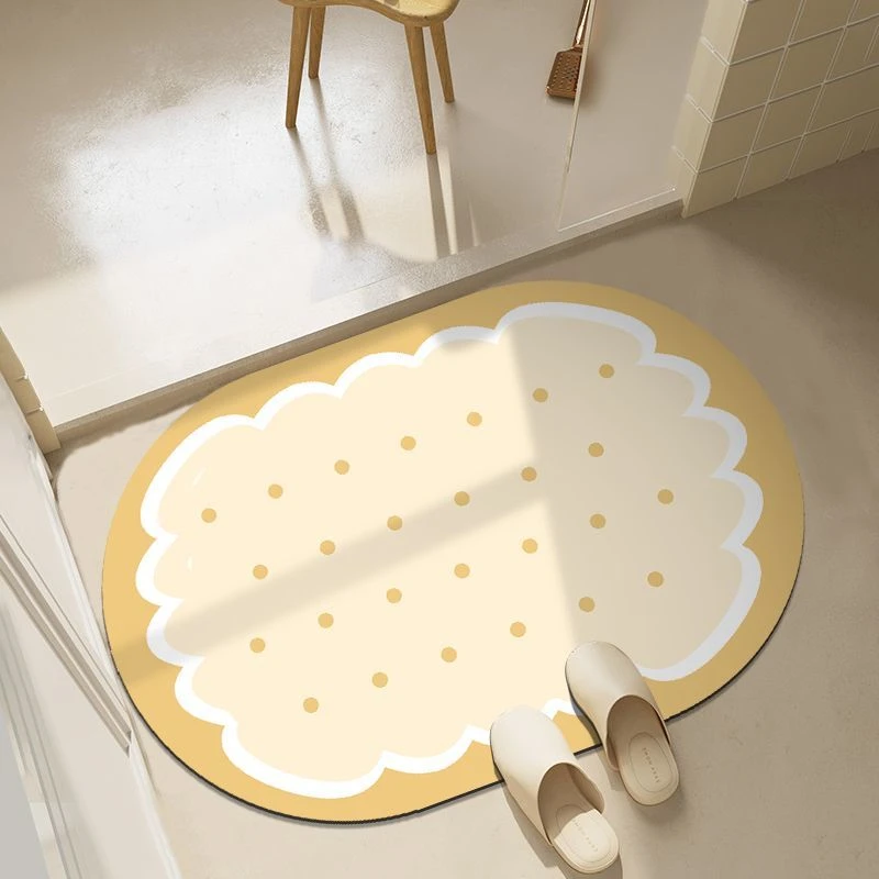 浴室吸水垫硅藻泥脚垫可爱防滑软垫洗手间浴室吸水地垫入户门速干