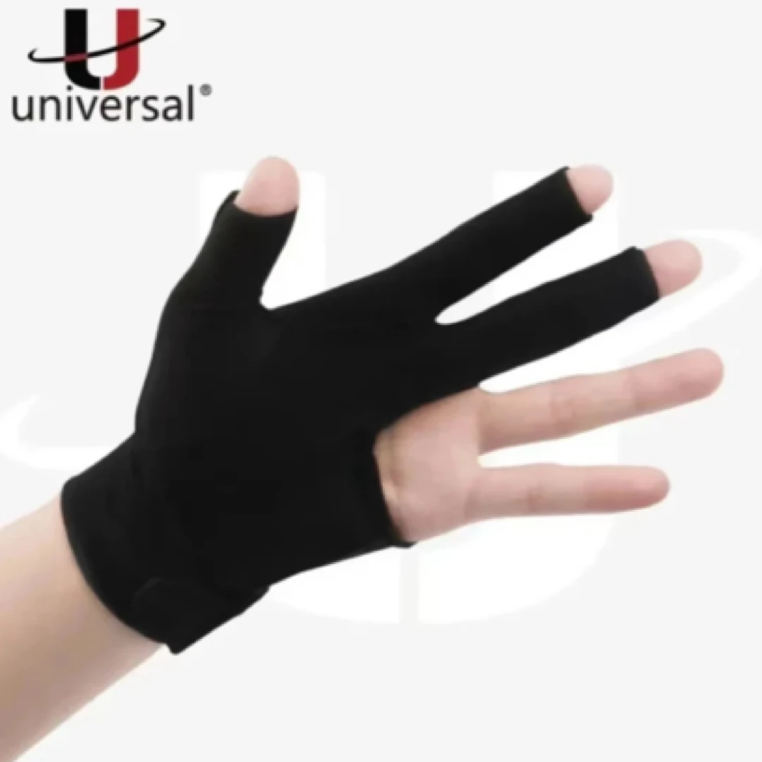 Universal环球正品台球杆台球职业级漏指手套透气防滑