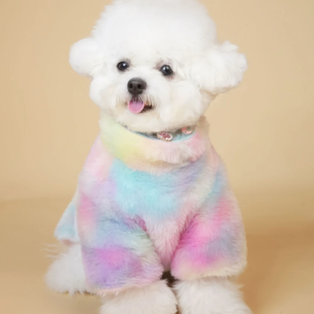 宠物外套秋冬款遮肚防风加绒加厚雪纳瑞法斗比熊西高地狗狗衣服