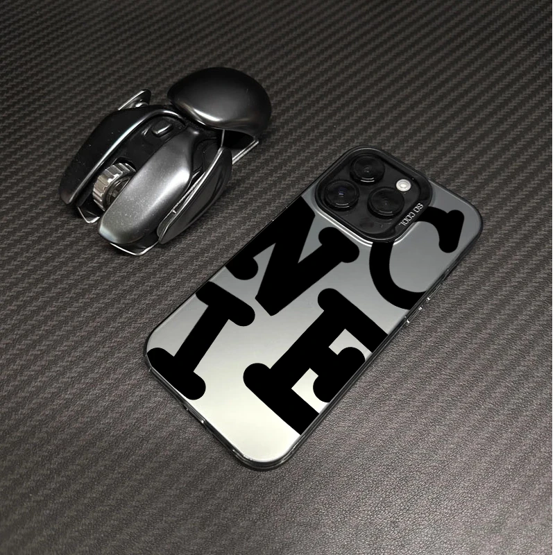 NICE英文金属按键苹果14promax手机壳iPhone13pro12/11磨砂15镭射