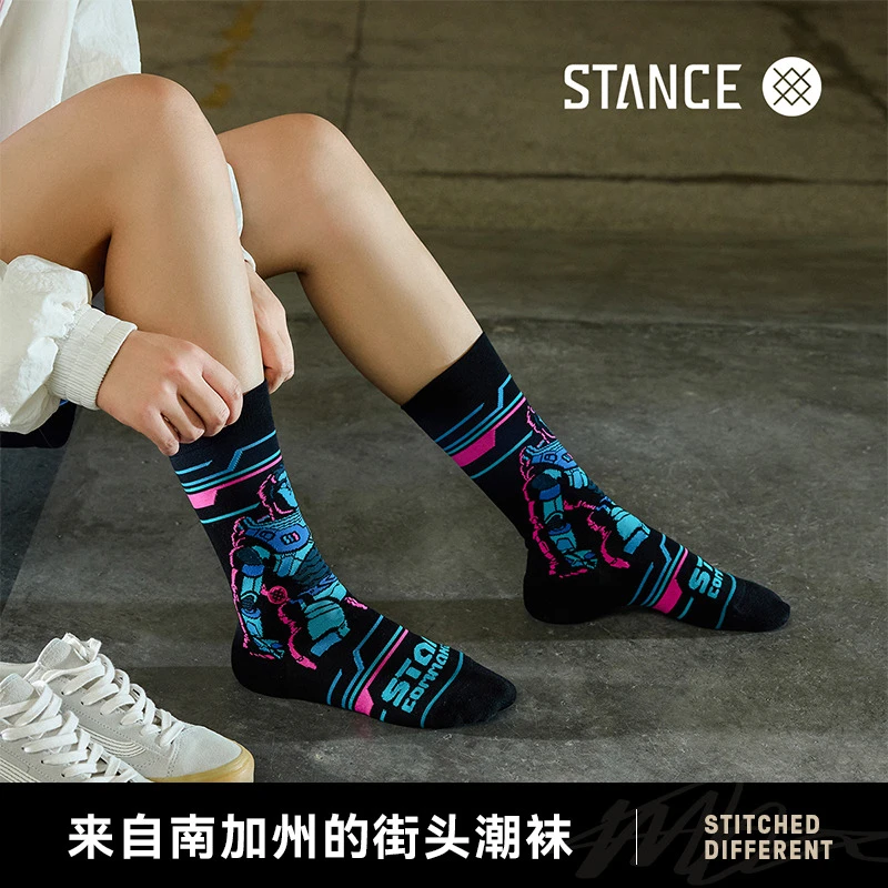 STANCE 巴斯光年PIXAR合作款时尚休闲潮流中筒百搭男女潮袜