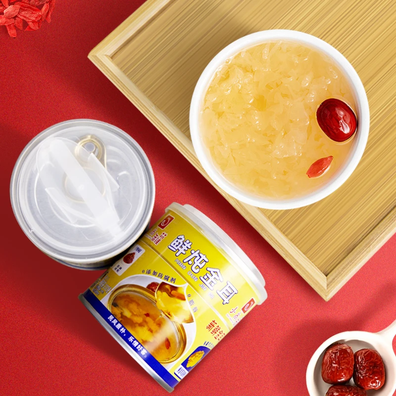 【鲜炖金耳羹】0脂肪0添加防腐剂200g*10罐/盒轻食代餐早餐即食整箱