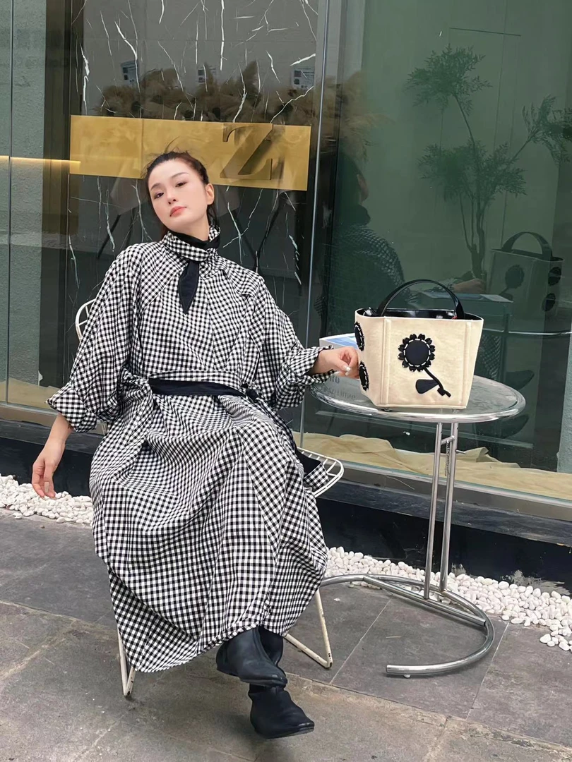 ZHAKA/花朵手提2550中式百搭小众