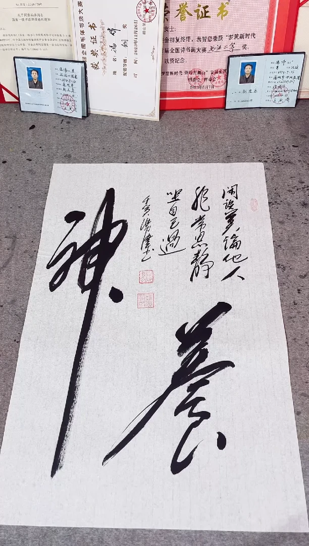 【闪购商品】书法《养神》