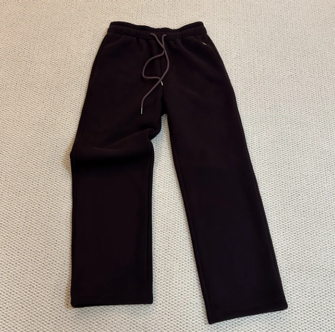 【风雪搭档】冬季加绒加厚彩色小弯道直筒卫裤 68998#