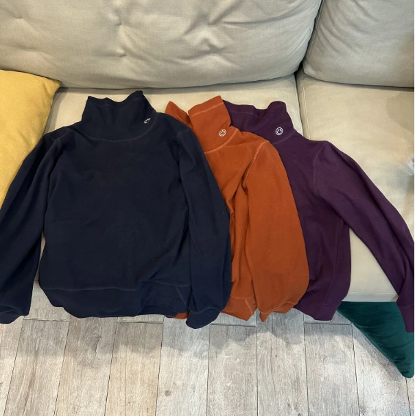 【设计感拉满】气质款双面续热暖心绒长袖纯色打底衫9927#