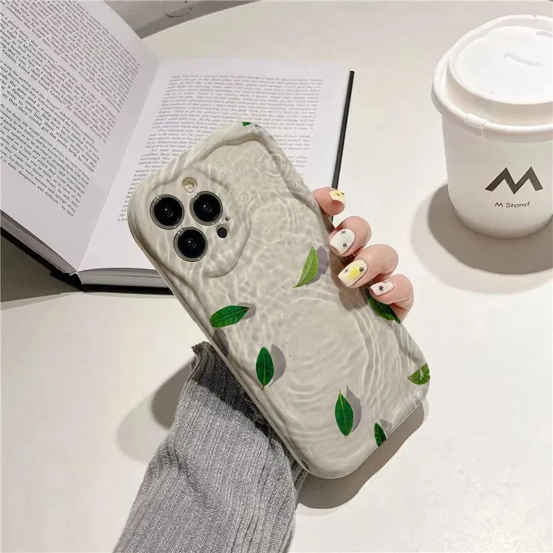 新款苹果iphone15软壳OPPO荣耀华为小米vivo奶油手机壳个性创意女