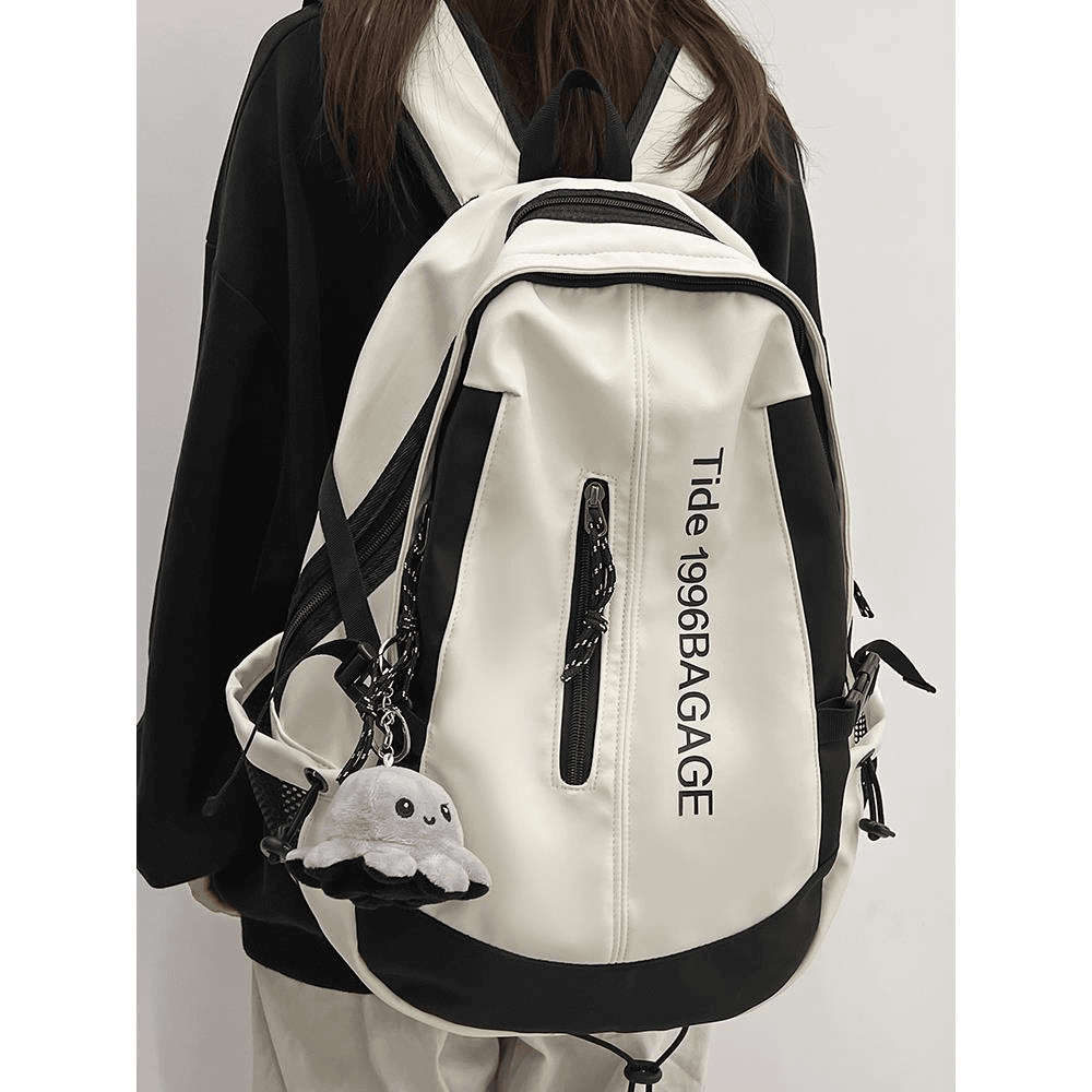 FAVMARTHA书包男生旅行双肩包女初中生大学生大容量新款背休闲