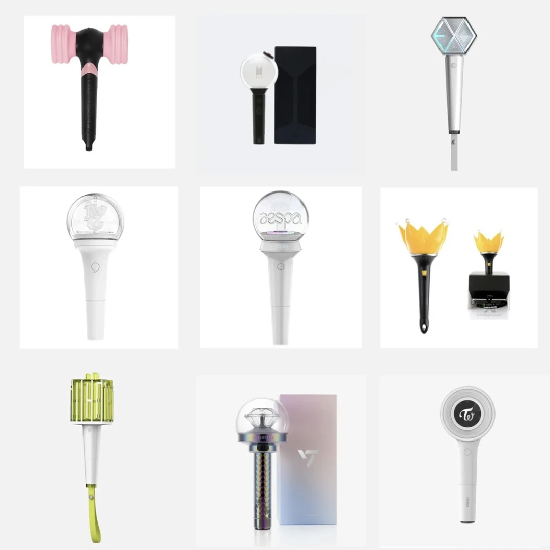【现货】EXO SEVENTEEN RED VELVET IVE BLACK PINK AESPA应援棒