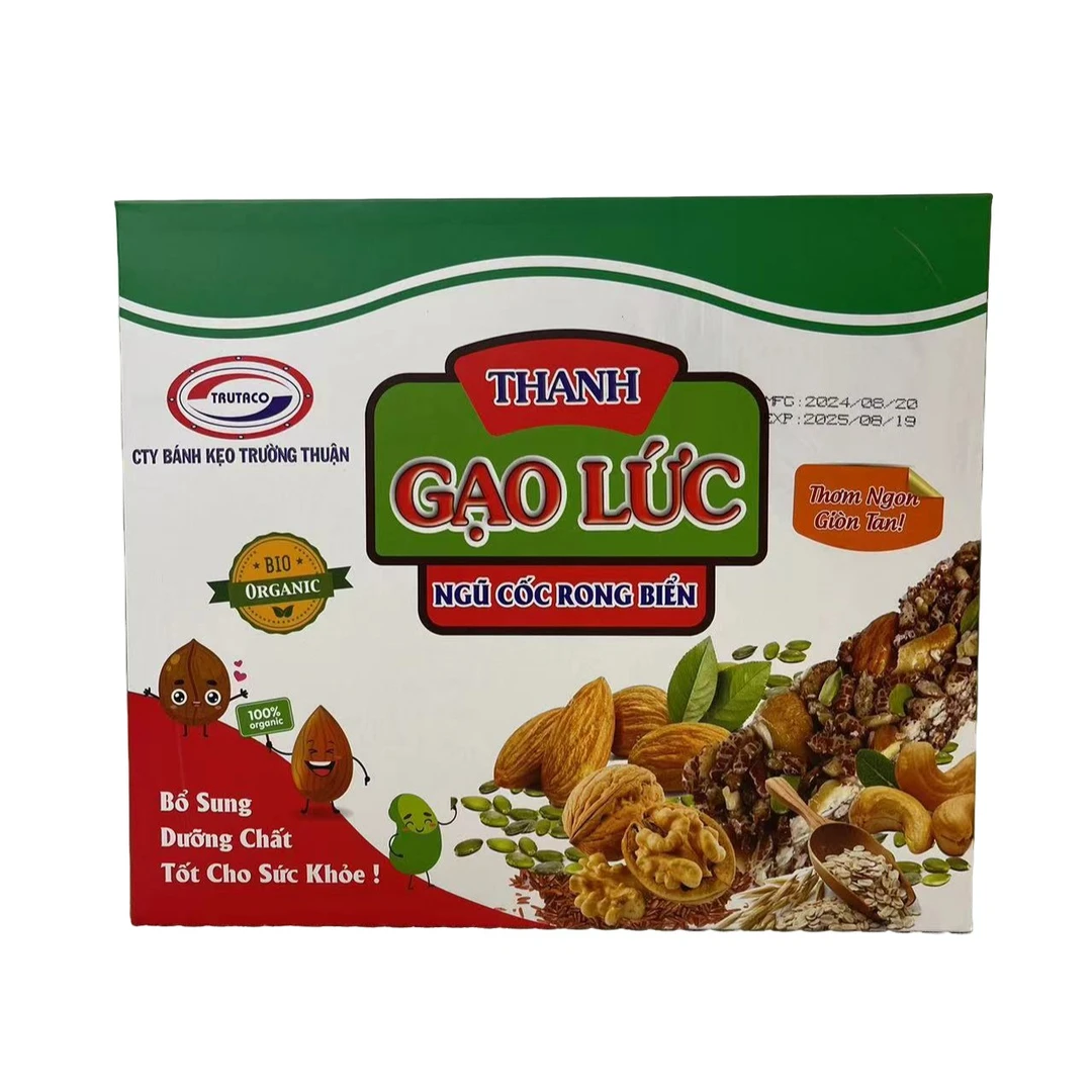 越南特产糙米麦片海苔饼325g