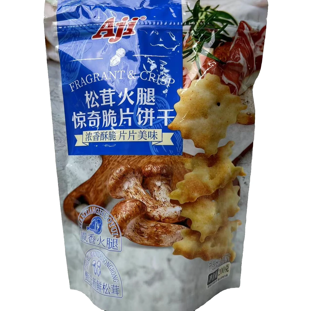 aji松茸火腿惊奇脆片饼干