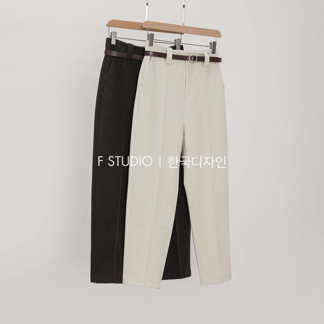 法儿家韩国限定【温泉烟管裤】九分哈伦裤FS311X013