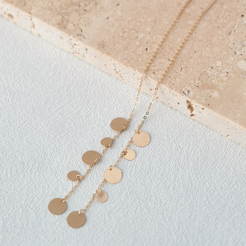 【子萱珠宝】18K金异域风情耳线-ZX240029