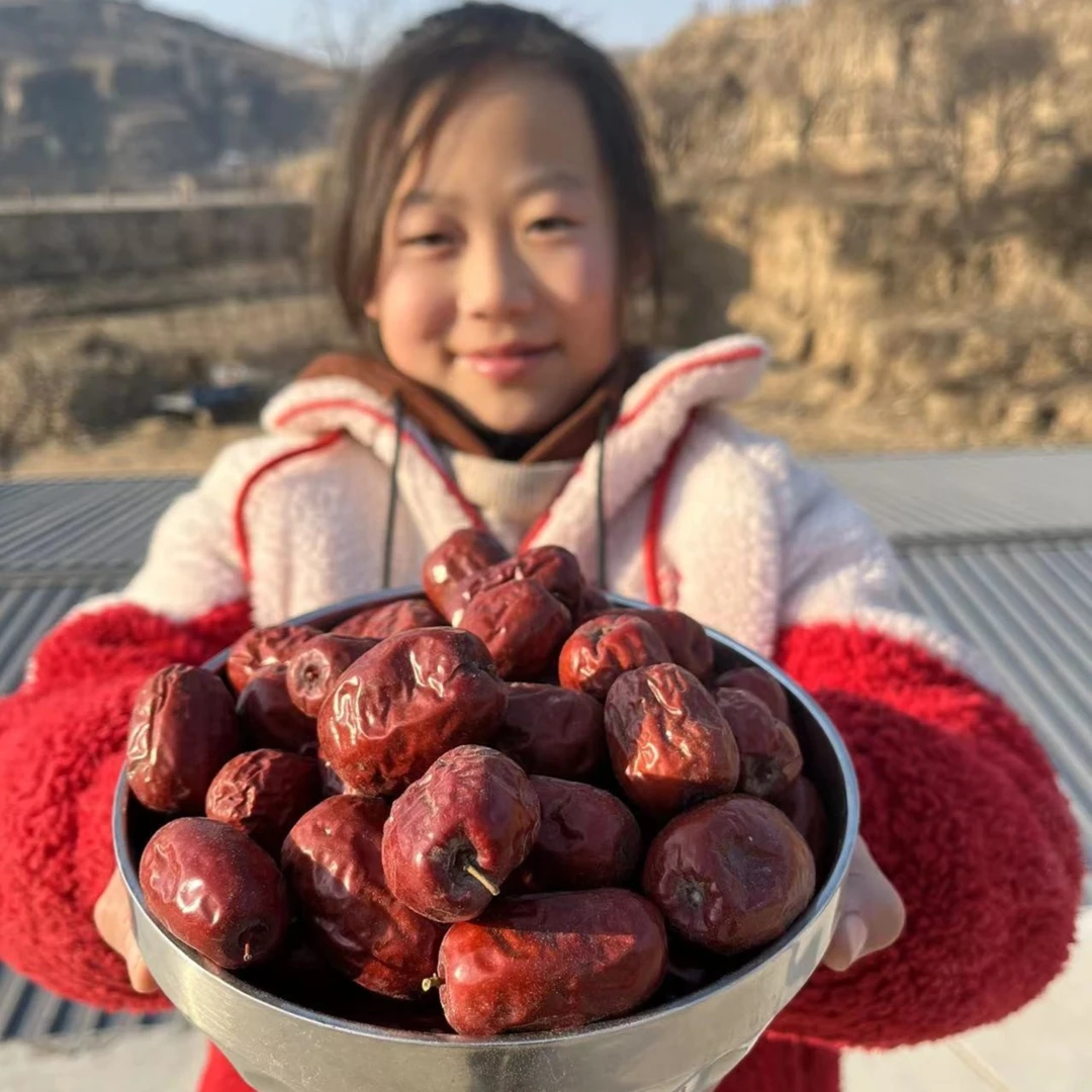 山西吕梁山黄河滩枣5斤（半干半湿，适合煮，生吃，酸甜口感）