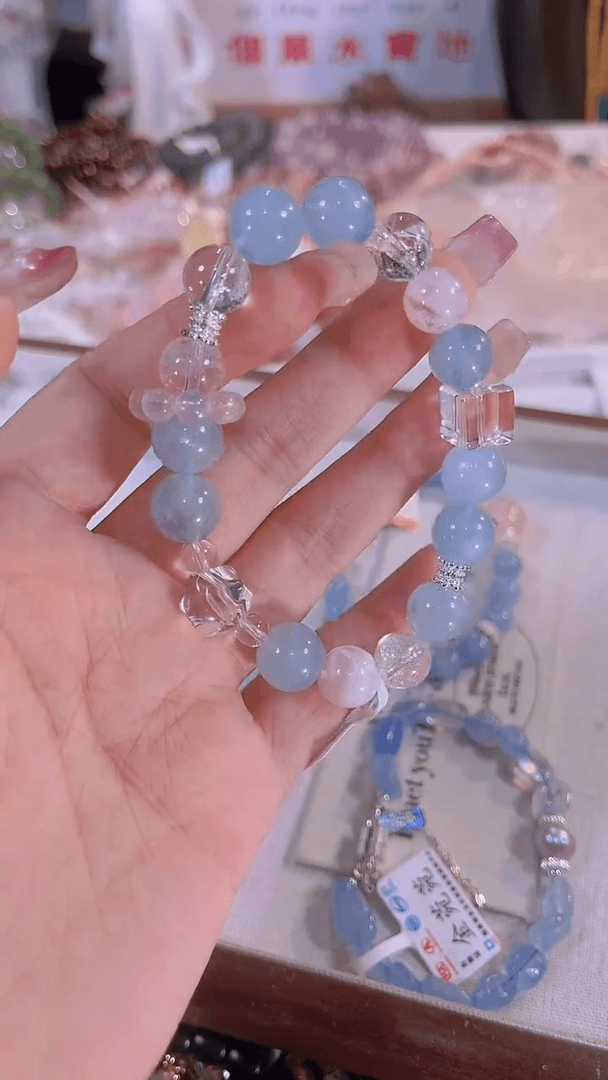 【闪购商品】海蓝宝石手链未镶嵌多样性发货其一