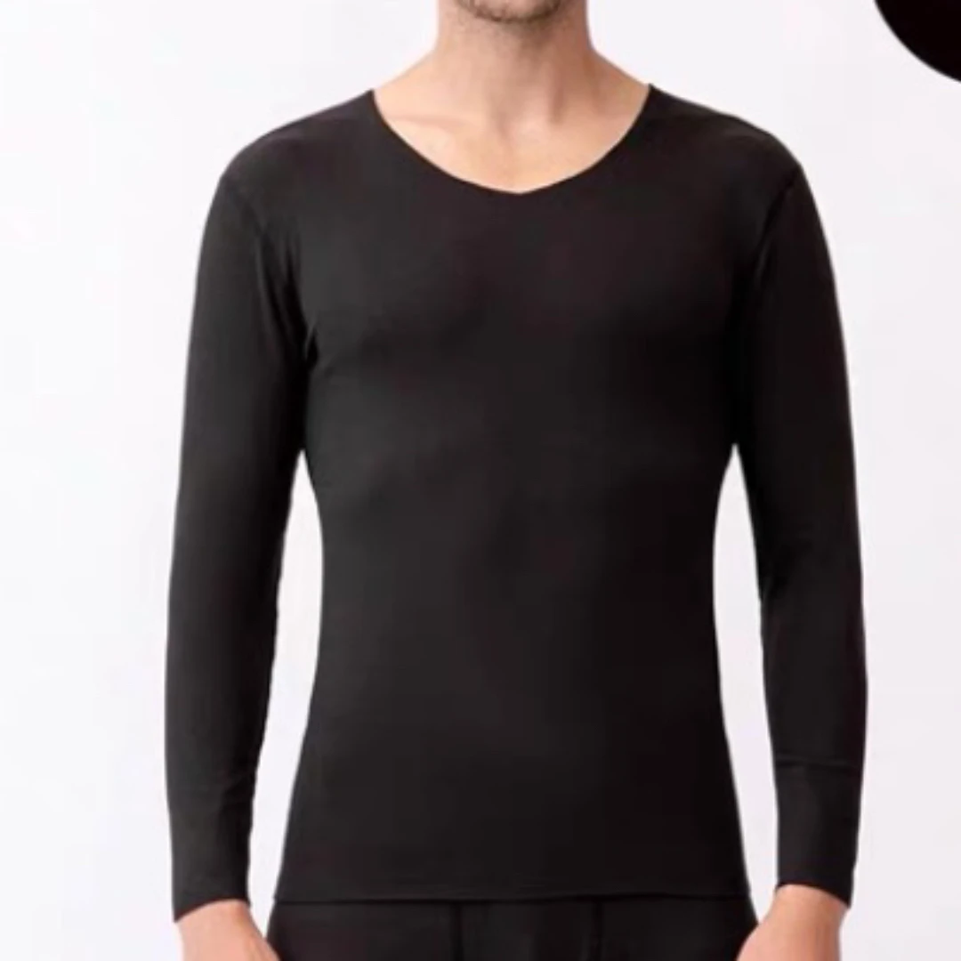 男款无痕保暖单衣（颜色随机）