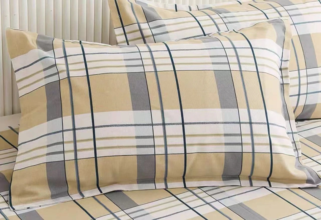 全棉枕套老粗布加厚100纯棉一对装