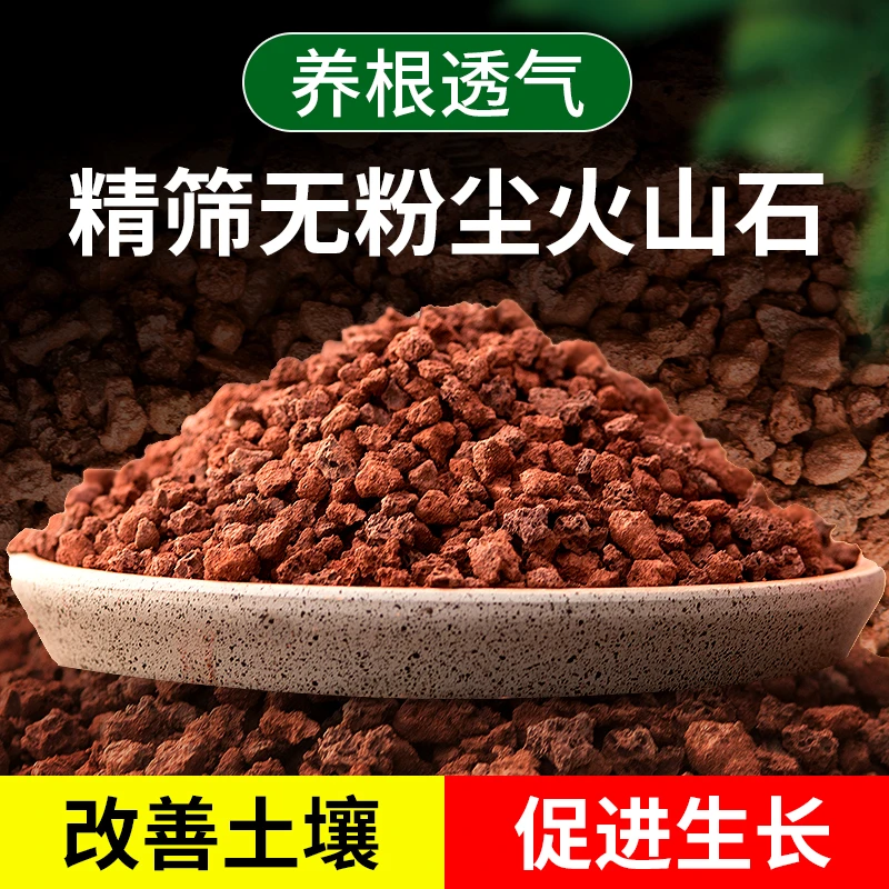 【金弹子老鸦柿专用】天然火山石颗粒拌土铺面石鱼缸垫底多肉营养土
