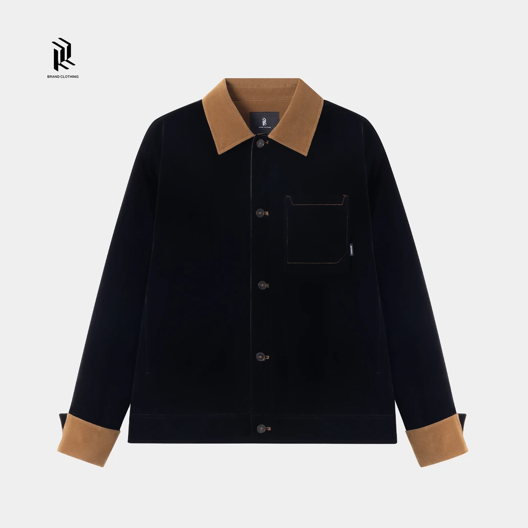 【RHETT KELLEY】非黑即白秋冬原创复古雅丹风系列穿搭夹棉外套男