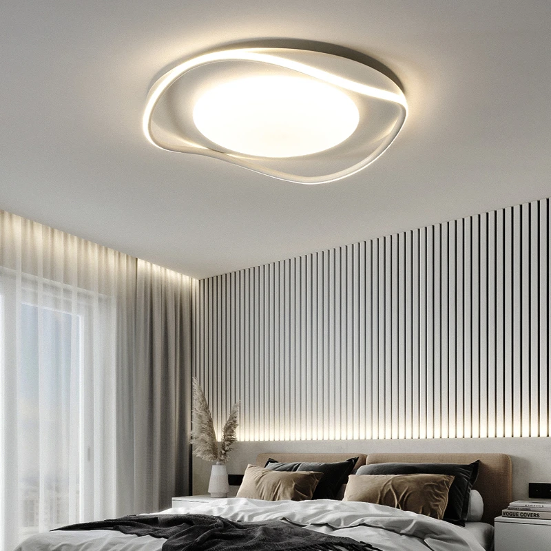 卧室灯吸顶灯2023最年新款中山灯具创意网红奶油风睡房主卧房间灯