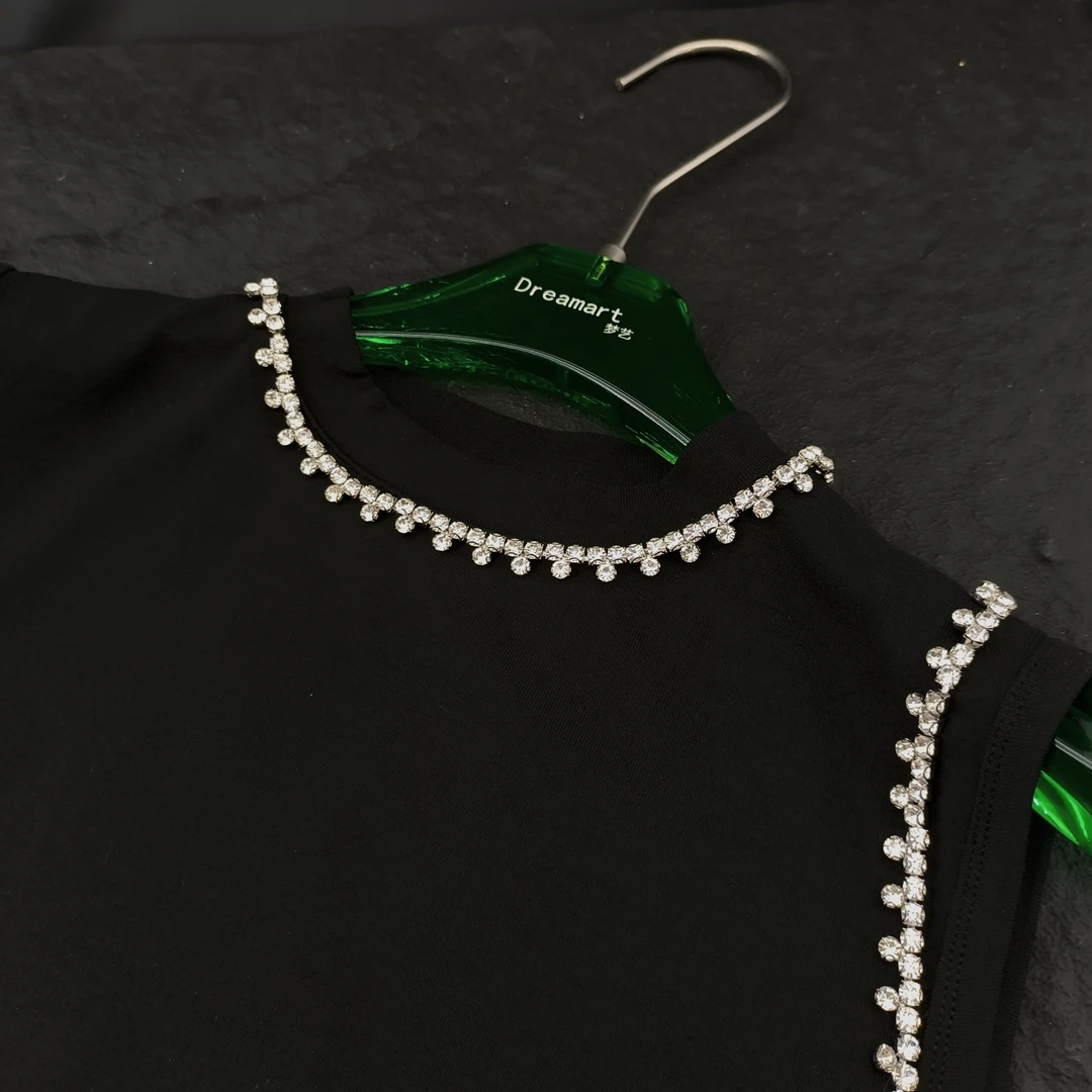 设计款水滴状水钻链条diy辅料SF982