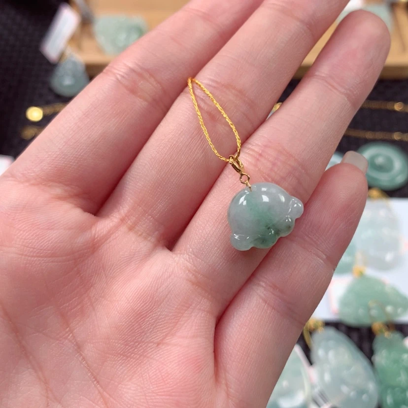 【闪购商品】翡翠金镶18K金镶嵌6862