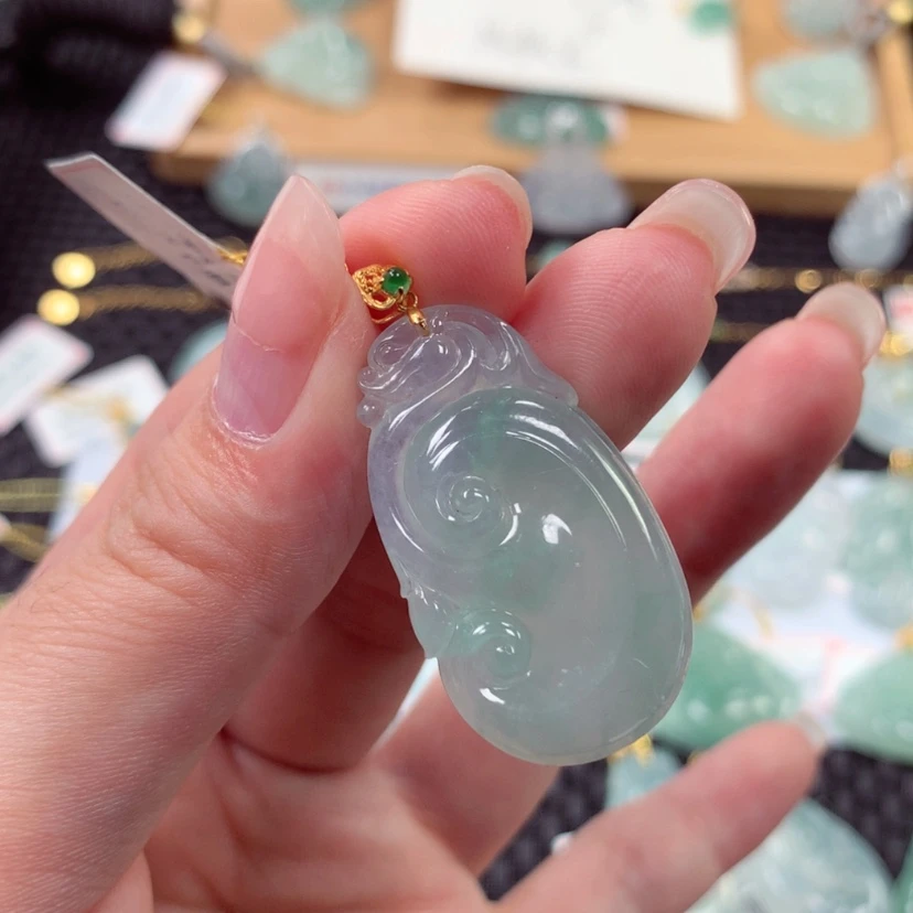 【闪购商品】翡翠金镶18K金镶嵌6787