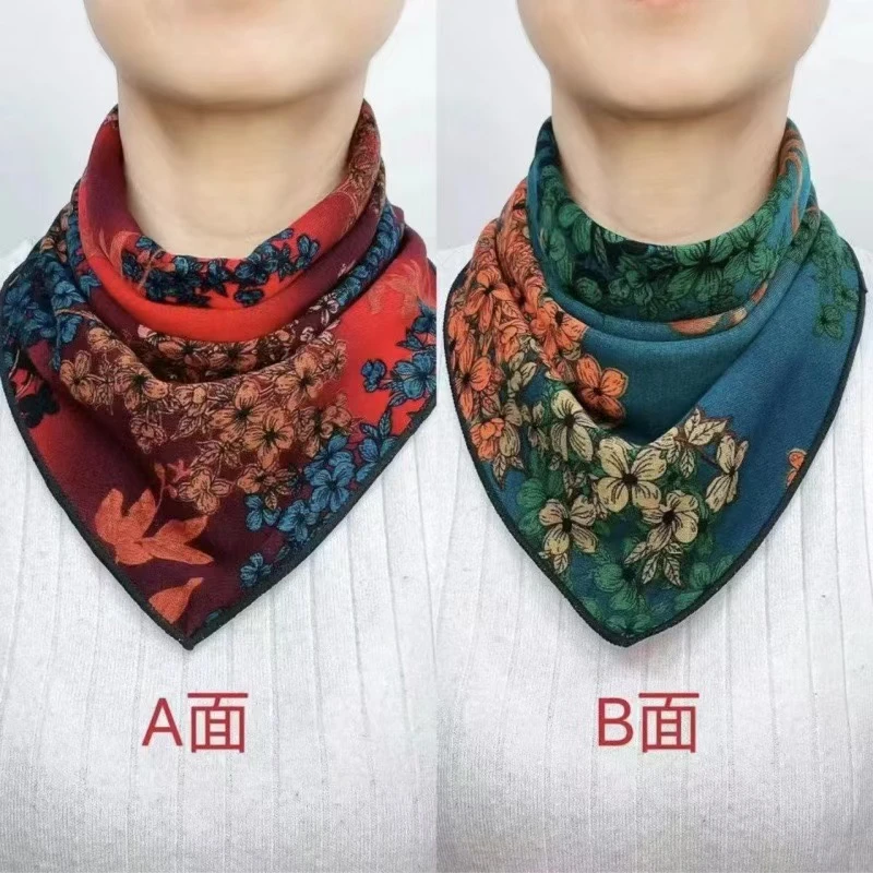 【双面三角巾】气质百搭时尚秋冬舒适洋气三角巾护颈保暖时尚围脖