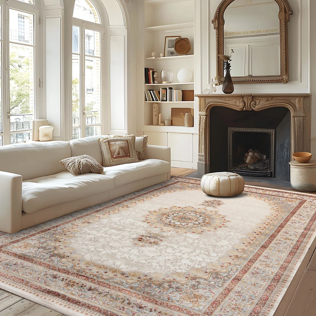 土耳其进口竹纤维地毯客厅卧室美式欧式新配色