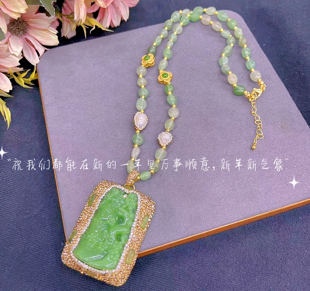 合金耳饰 金家夫人YUSHA 【梅花东陵】新款毛衣链 项链 SP257
