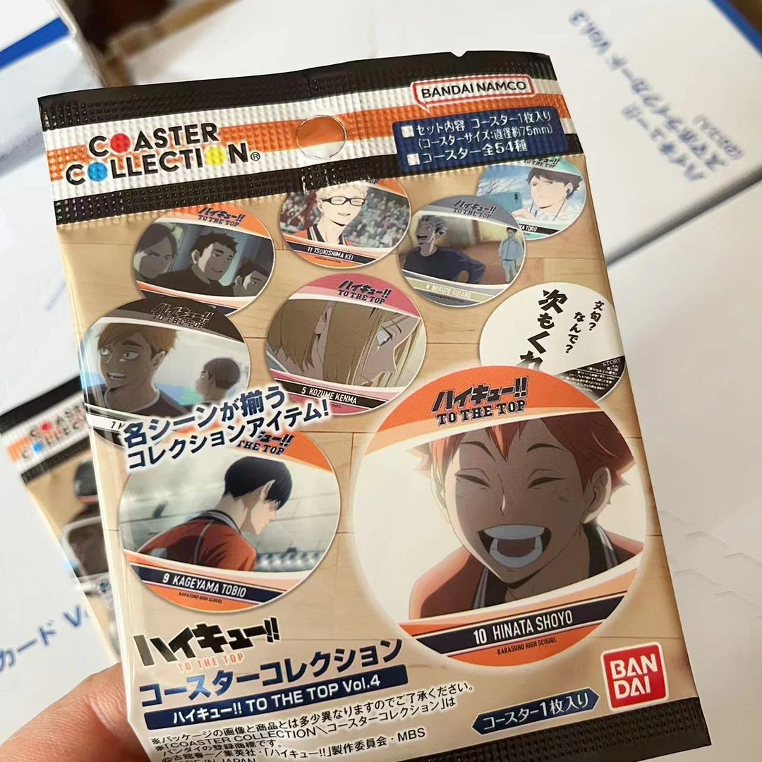 日本正版   排球少年 杯垫 第12345弹 一包一张