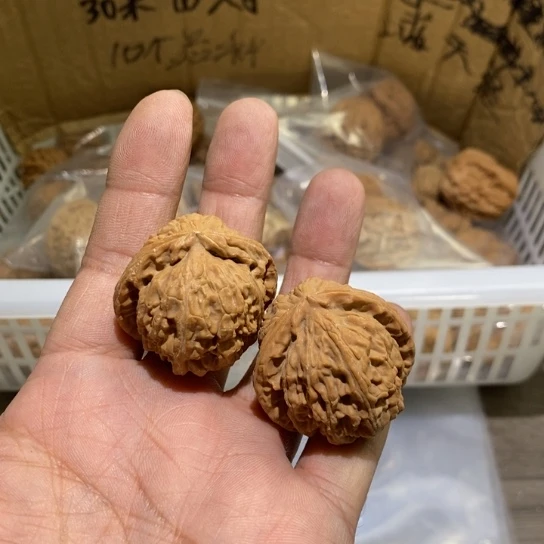 文玩核桃把件抱****猫哈哈哈