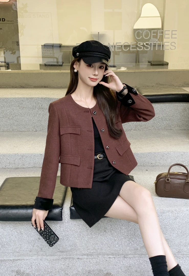 琴宝精选品质高货设计款外套W-640