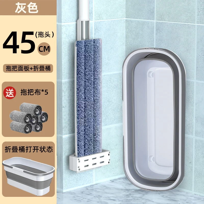 免手洗懒人拖把2025家用拖地神器多功能升级大号不锈钢拖把