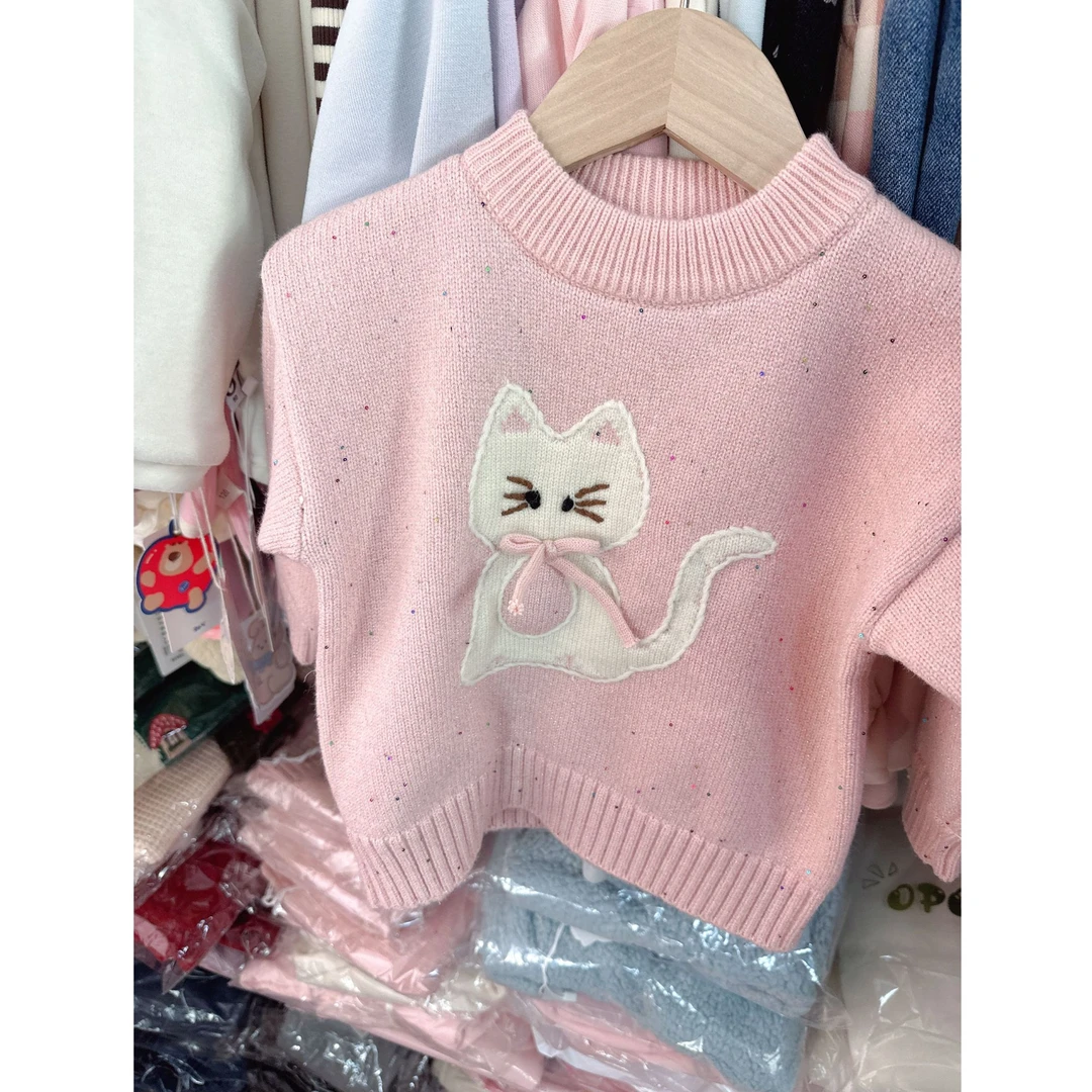 小猫咪加厚内里毛衣细节超赞保暖加厚抗起球