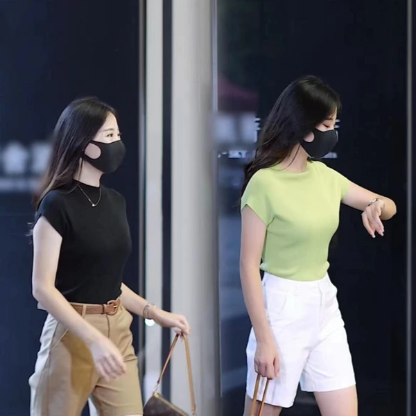 欧货法式气质一字肩领露锁骨上衣女短袖夏季白色半袖T恤上衣小衫